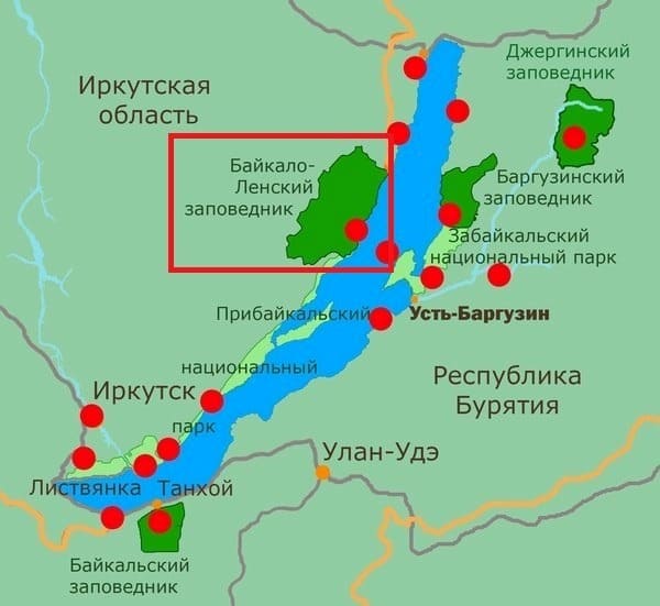 Байкало-Ленский природный заповедник у Жемчужины Сибири
